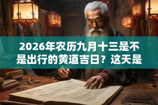 2026年农历九月十三是不是出行的黄道吉日？这天是什么节气？