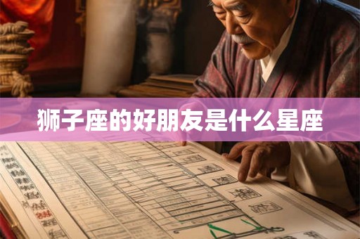 狮子座的好朋友是什么星座
