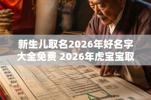 新生儿取名2026年好名字大全免费 2026年虎宝宝取名免费推荐