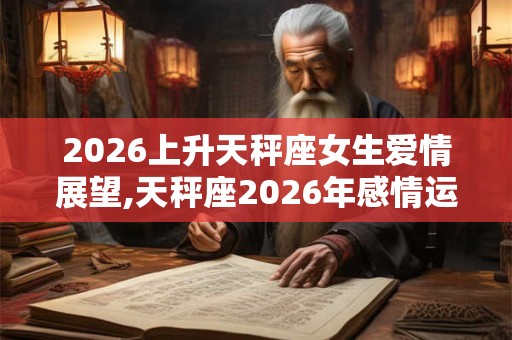 2026上升天秤座女生爱情展望,天秤座2026年感情运