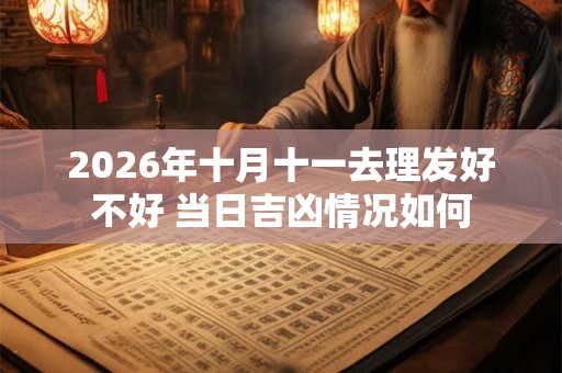 2026年十月十一去理发好不好 当日吉凶情况如何