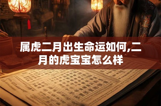属虎二月出生命运如何,二月的虎宝宝怎么样