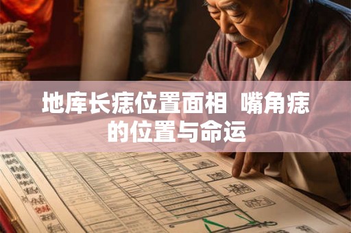 地库长痣位置面相  嘴角痣的位置与命运