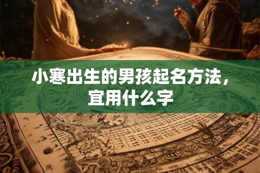 小寒出生的男孩起名方法,宜用什么字 小寒出生的男孩起名方法,宜用什么字
