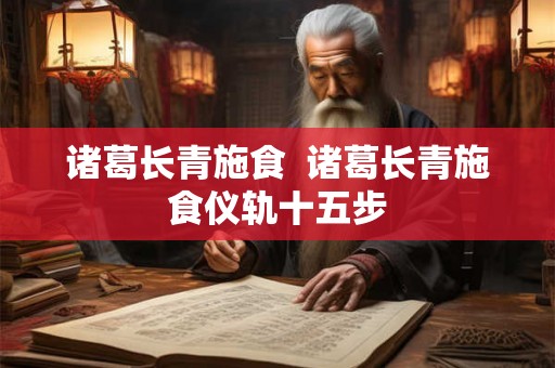 诸葛长青施食  诸葛长青施食仪轨十五步