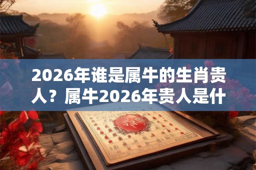 2026年谁是属牛的生肖贵人？属牛2026年贵人是什么生肖？