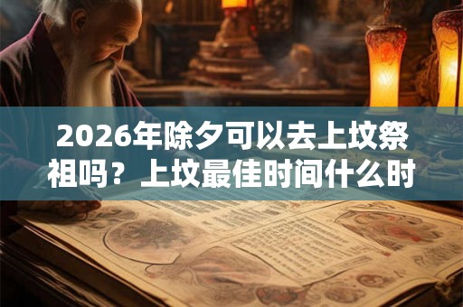 2026年除夕可以去上坟祭祖吗？上坟最佳时间什么时候？