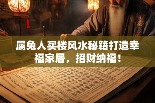 属兔人买楼风水秘籍打造幸福家居，招财纳福！
