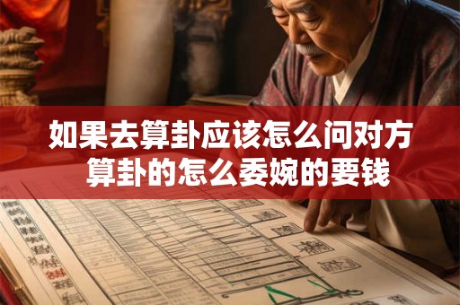 如果去算卦应该怎么问对方  算卦的怎么委婉的要钱