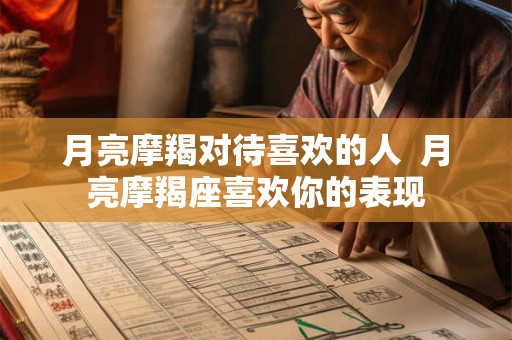 月亮摩羯对待喜欢的人  月亮摩羯座喜欢你的表现