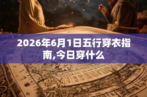 2026年6月1日五行穿衣指南,今日穿什么 2026年6月1日五行穿衣指南,今日穿什么