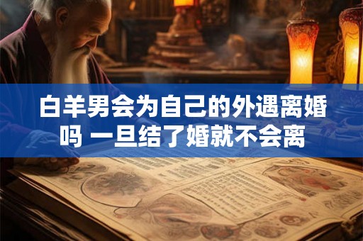 白羊男会为自己的外遇离婚吗 一旦结了婚就不会离