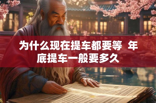 为什么现在提车都要等  年底提车一般要多久