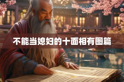 不能当媳妇的十面相有图篇