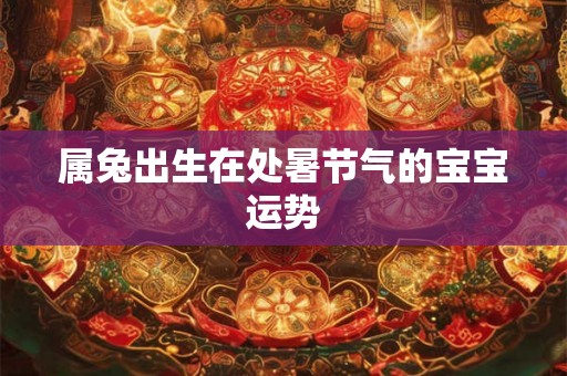 属兔出生在处暑节气的宝宝运势