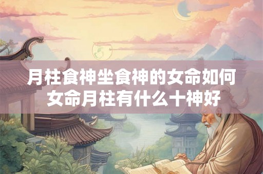 月柱食神坐食神的女命如何 女命月柱有什么十神好 月柱食神坐食神的女命如何 女命月柱有什么十神好