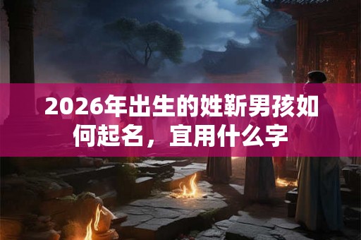 2026年出生的姓靳男孩如何起名，宜用什么字