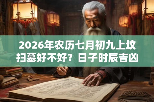 2026年农历七月初九上坟扫墓好不好？日子时辰吉凶？