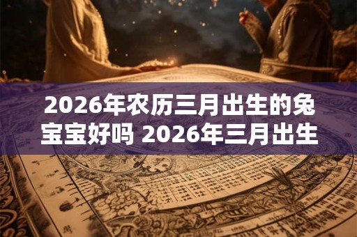 2026年农历三月出生的兔宝宝好吗 2026年三月出生的兔宝宝可否养