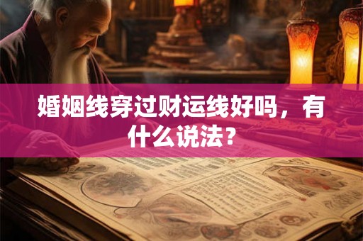 婚姻线穿过财运线好吗,有什么说法? 婚姻线穿过财运线好吗,有什么说法?