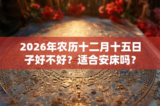 2026年农历十二月十五日子好不好？适合安床吗？