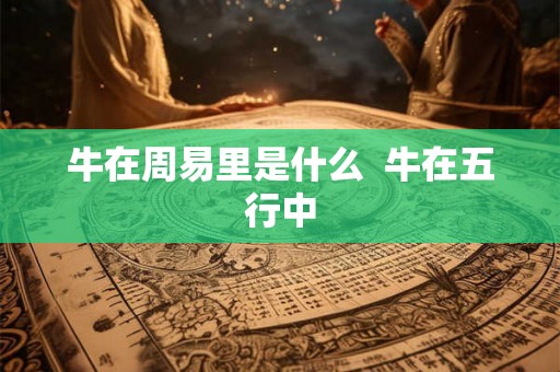 牛在周易里是什么  牛在五行中
