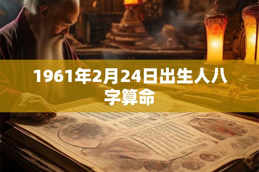1961年2月24日出生人八字算命 1961年2月24日出生人八字算命