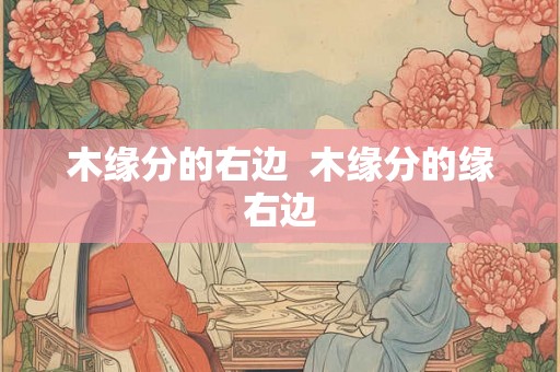 木缘分的右边 木缘分的缘右边 木缘分的右边 木缘分的缘右边