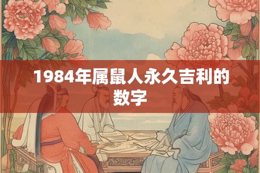 1984年属鼠人永久吉利的数字