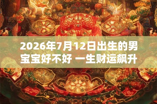2026年7月12日出生的男宝宝好不好 一生财运飙升