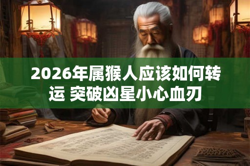 2026年属猴人应该如何转运 突破凶星小心血刃 2026年属猴人应该如何转运 突破凶星小心血刃