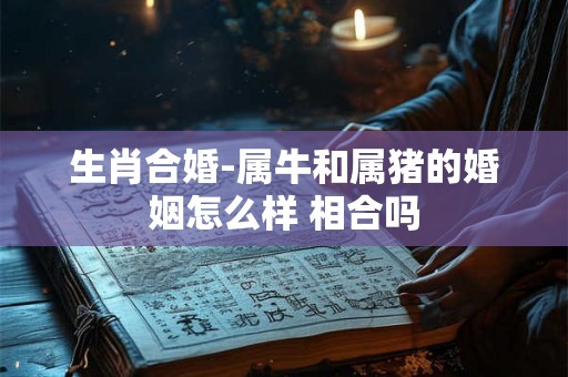 生肖合婚-属牛和属猪的婚姻怎么样 相合吗