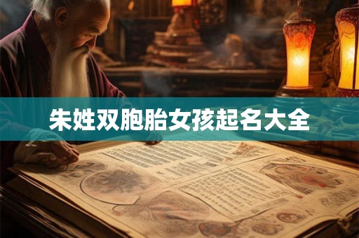 朱姓双胞胎女孩起名大全