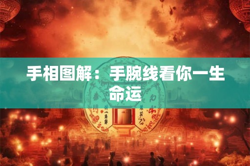 手相图解：手腕线看你一生命运