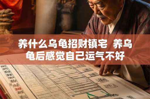养什么乌龟招财镇宅  养乌龟后感觉自己运气不好