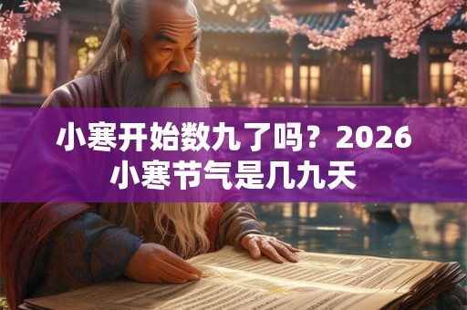 小寒开始数九了吗？2026小寒节气是几九天