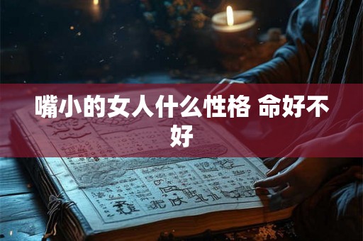 嘴小的女人什么性格 命好不好