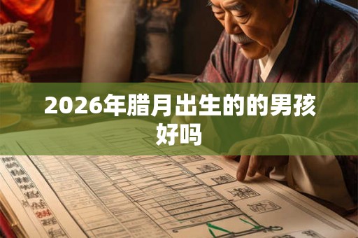 2026年腊月出生的的男孩好吗