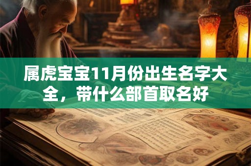 属虎宝宝11月份出生名字大全，带什么部首取名好