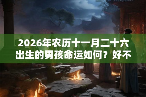 2026年农历十一月二十六出生的男孩命运如何？好不好？