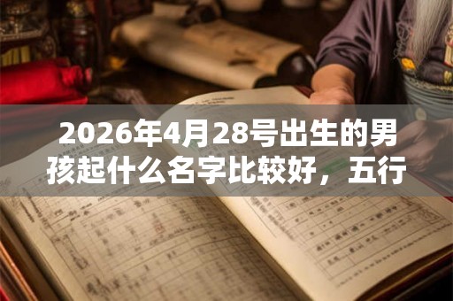 2026年4月28号出生的男孩起什么名字比较好，五行属什么