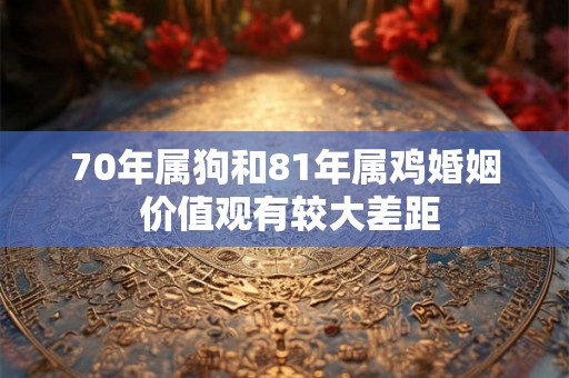 70年属狗和81年属鸡婚姻 价值观有较大差距