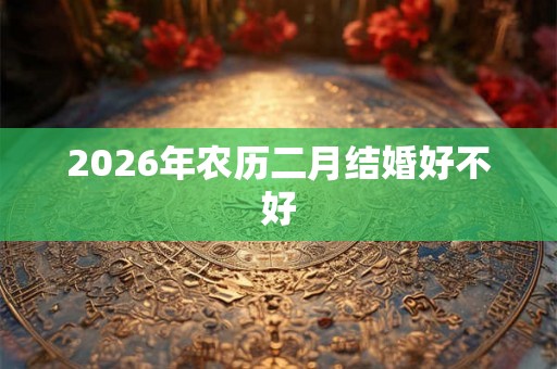2026年农历二月结婚好不好 2026年农历二月结婚好不好