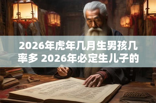 2026年虎年几月生男孩几率多 2026年必定生儿子的生肖