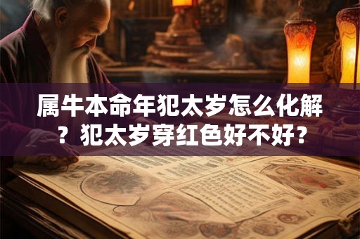 属牛本命年犯太岁怎么化解？犯太岁穿红色好不好？
