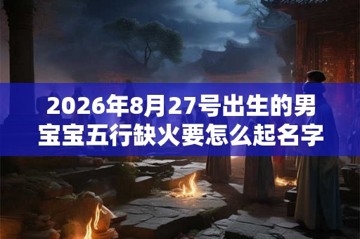 2026年8月27号出生的男宝宝五行缺火要怎么起名字