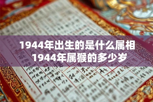 1944年出生的是什么属相  1944年属猴的多少岁