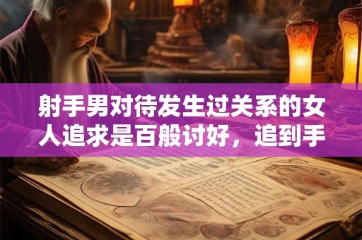 射手男对待发生过关系的女人追求是百般讨好，追到手处处嫌弃？
