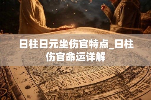 日柱日元坐伤官特点_日柱伤官命运详解