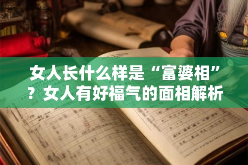 女人长什么样是“富婆相”？女人有好福气的面相解析！